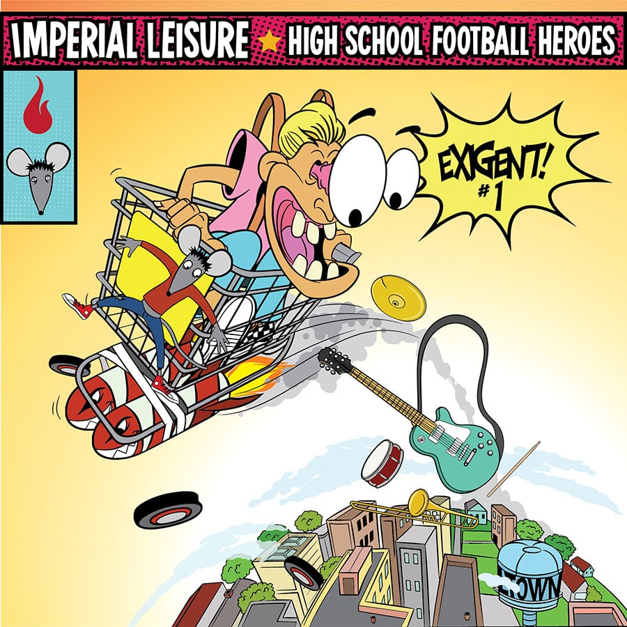 Imperial Leisure / High School Football Heroes Split 7 Inch