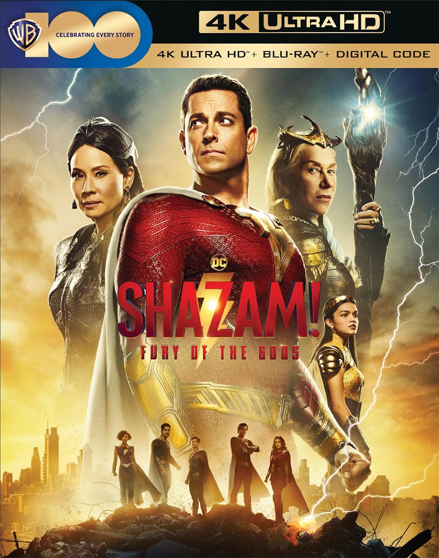 Shazam: Fury of the Gods (4k UHD + Blu-Ray + Digital HD)