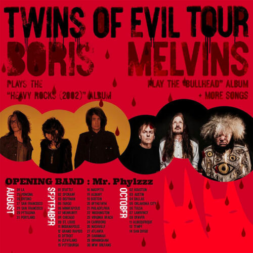 The Melvins Announce Co-Headlining Tour with Boris
