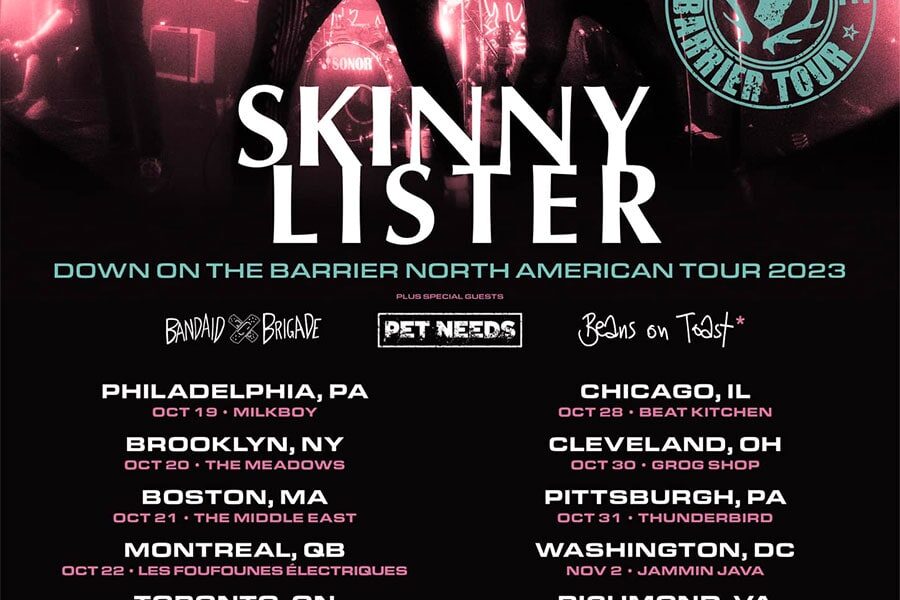 Skinny Lister Announce Fall Tour Dates in North America