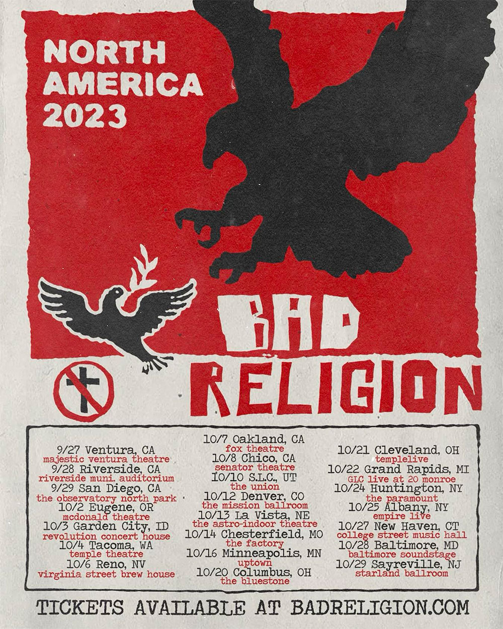 Bad Religion Announce US Fall Tour Dates