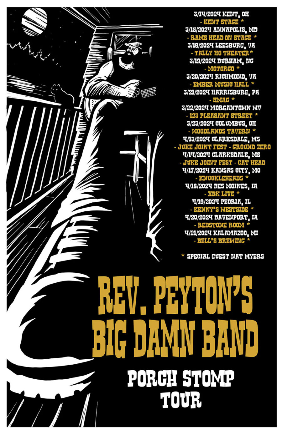 Reverend Peyton's Big Damn Band Announce Porch Stomp Tour