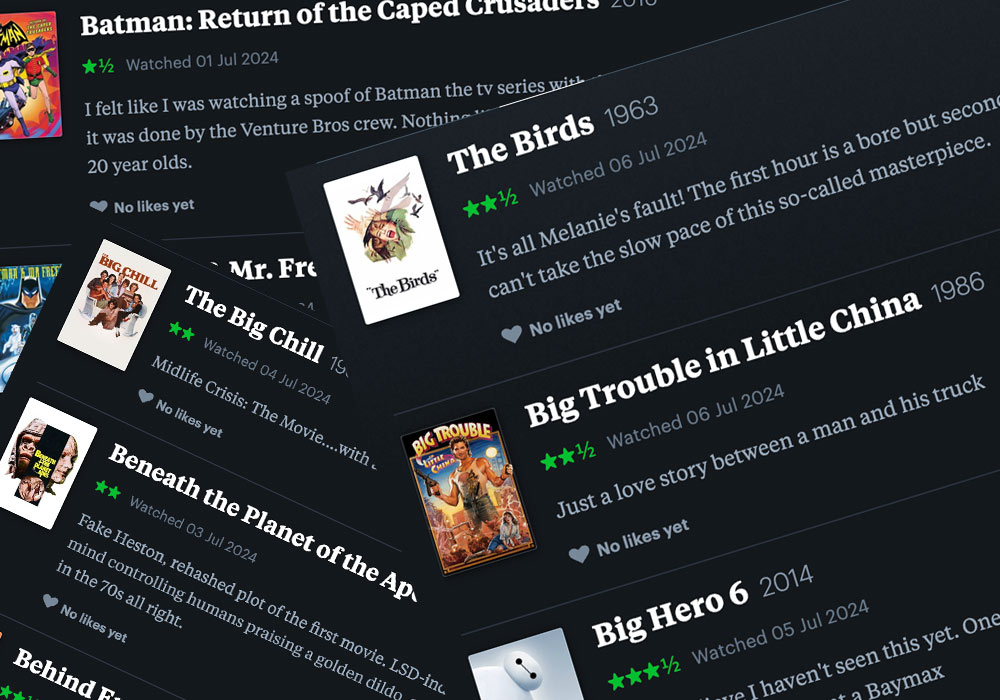 Alphabetical Summer Movie Bonanza Binge