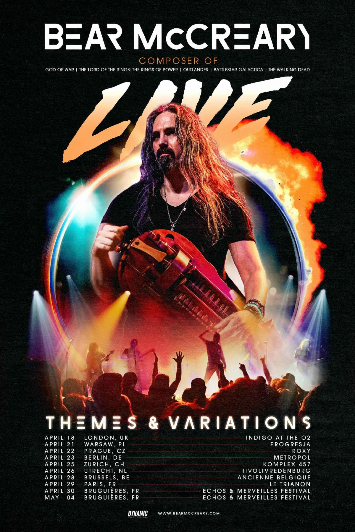 Bear McCreary Announces First European Tour