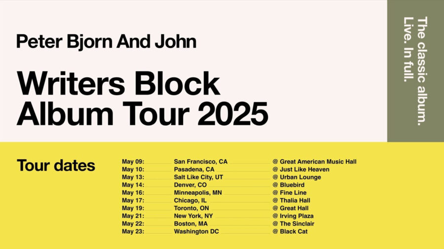 Peter Bjorn and John Return to US with ‘Writer’s Block’ Tour in May!