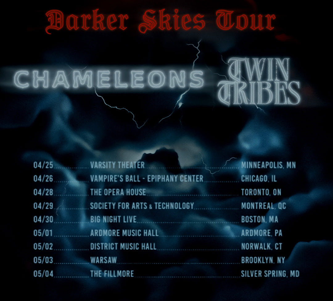 Chameleons Announce Spring Tour with Twin Tribes, Tease New Album