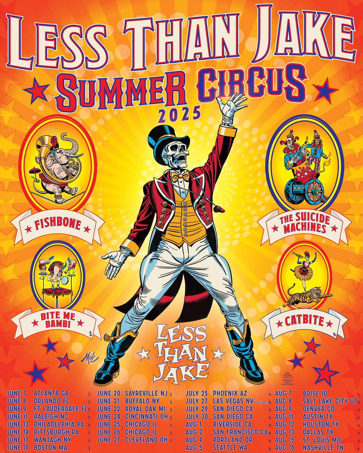 Less Than Jake Announces Summer Circus Tour