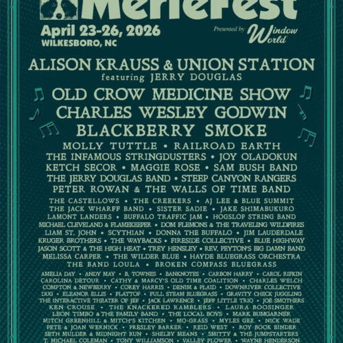 MerleFest Unveils Full 2026 Lineup Featuring Alison Krauss & Union Station