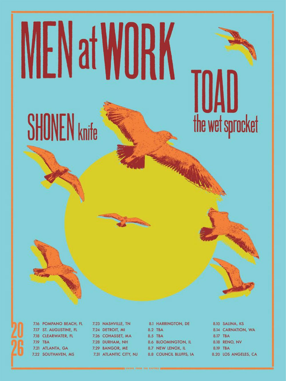 Men At Work Announce 2026 U.S. Headlining Tour